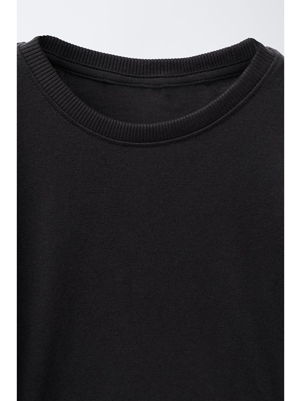 Karışık Kız Çocuk Pamuklu 3'Lü Uzun Kollu Tişört Seti – Ekru, Pembe, Siyah-3