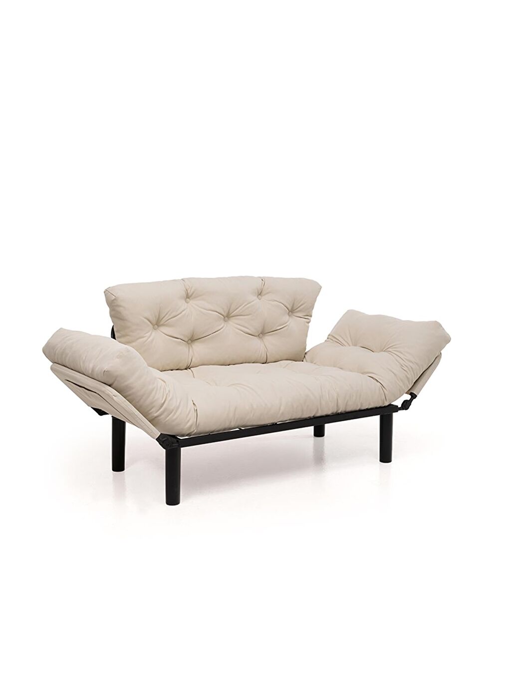 Nitta İkili Su Geçirmez Yataklı Bahçe Koltuğu - Bej-5