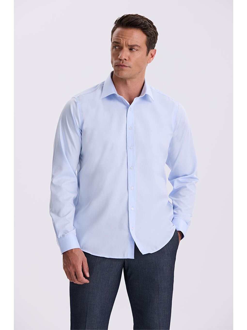 Mavi Comfort Fit Ütü Gerektirmeyen %100 Pamuk Non İron Gömlek