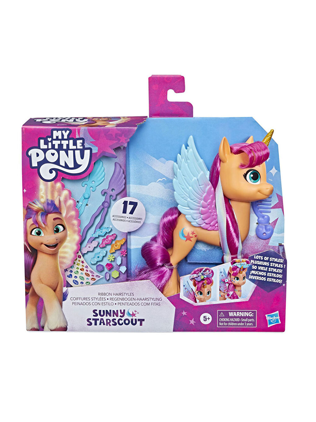 My Little Pony Renksiz Ribbon Hairstyles Sunny Starscout F3873