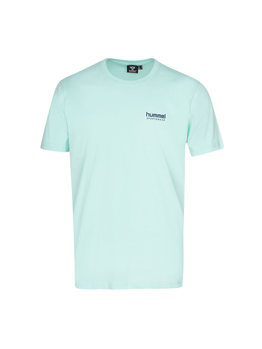 Trinar Erkek Turkuaz Yuvarlak Yaka Tişört