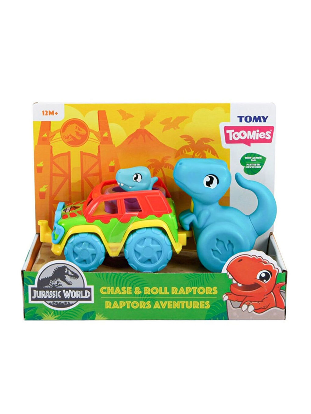 Tomy Jurassic World Dino ve Renkli Araç E73251