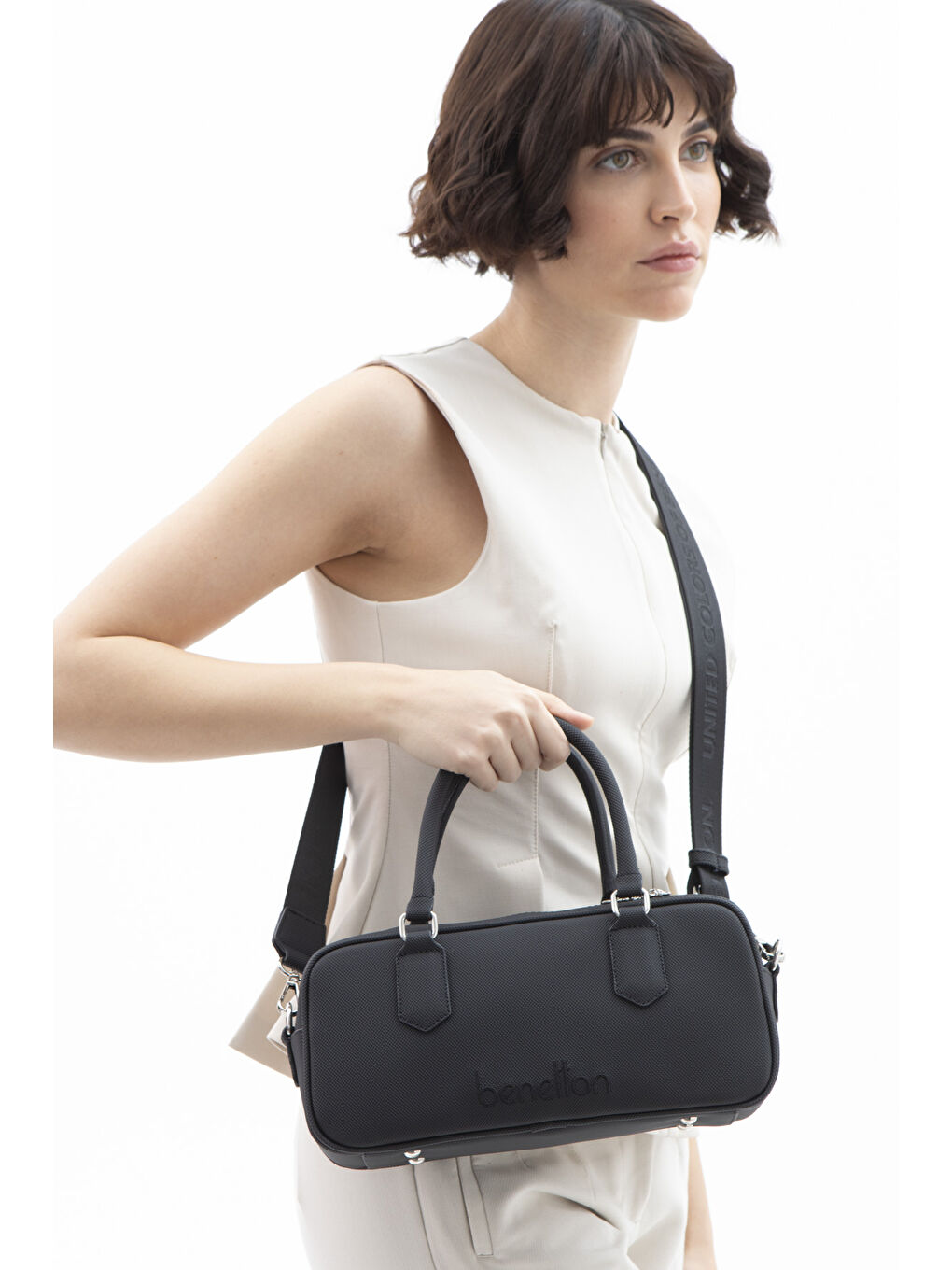 Siyah Kadin Çapraz Çanta Si̇yah BNT1621-1