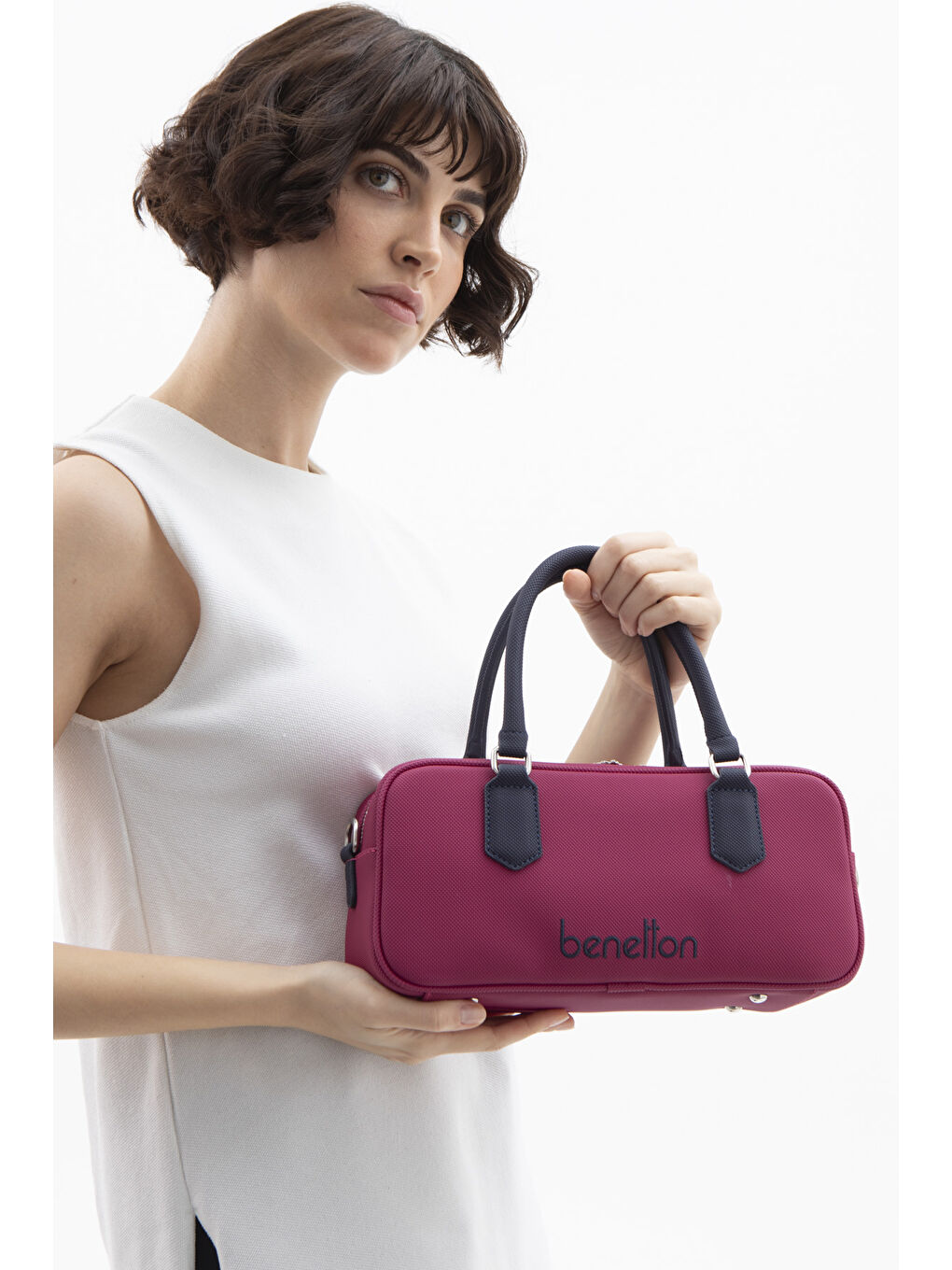 Kadin Çapraz Çanta Mürdüm-Laci̇vert BNT1621-1