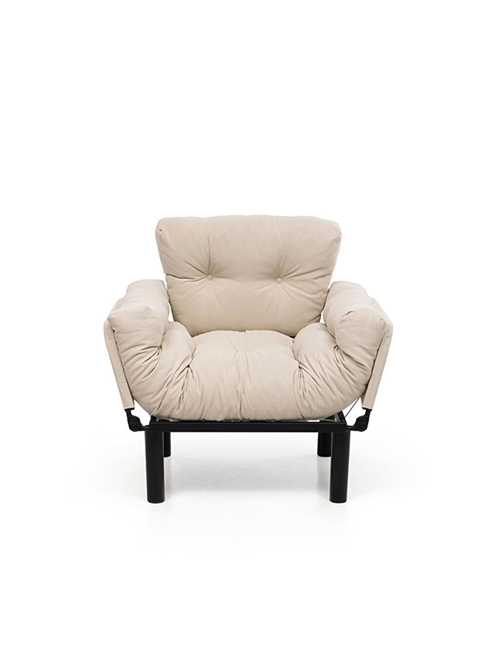 Nitta Tekli Su Geçirmez Bahçe Koltuğu - Bej-1