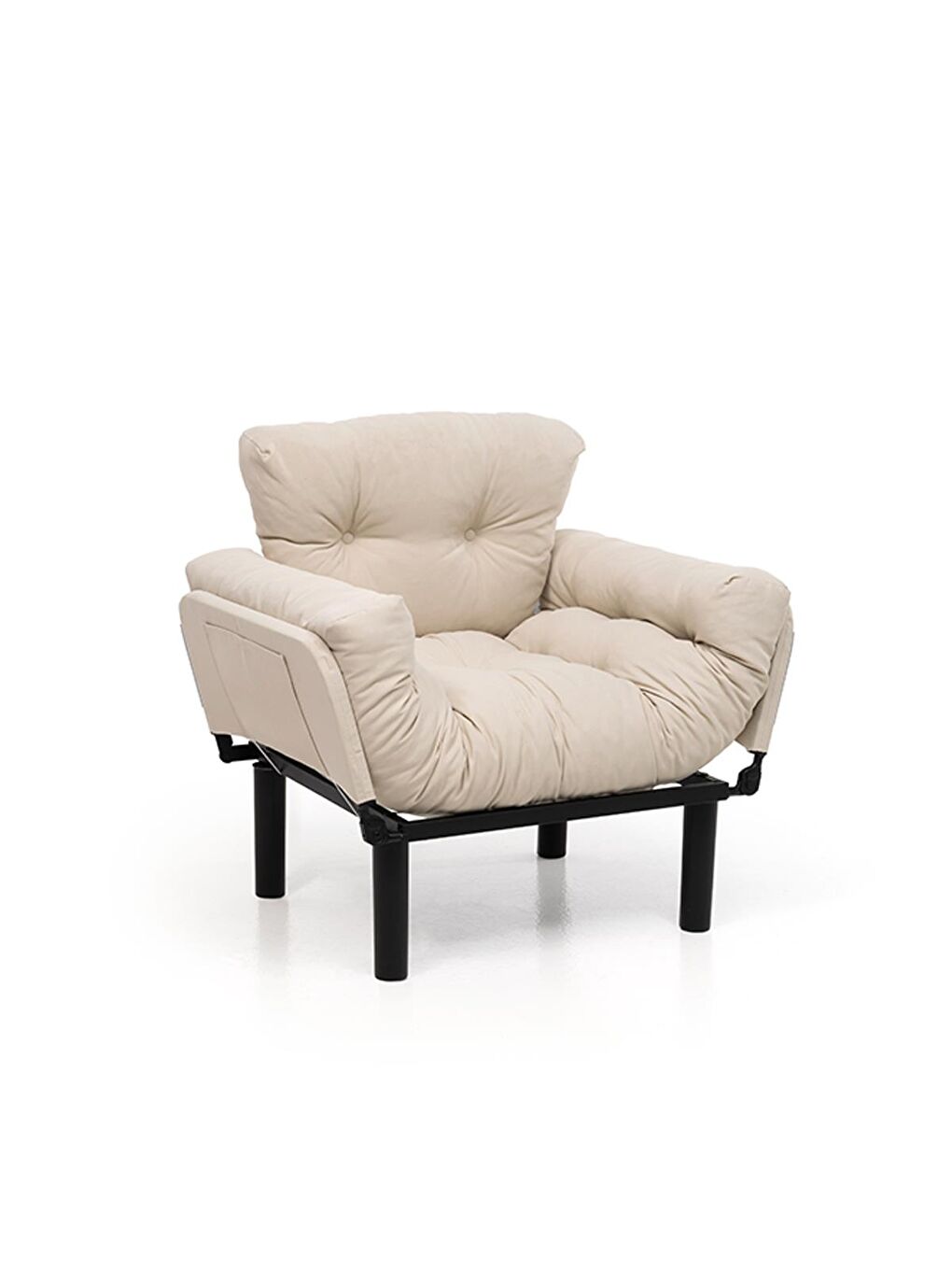 Nitta Tekli Su Geçirmez Bahçe Koltuğu - Bej-2