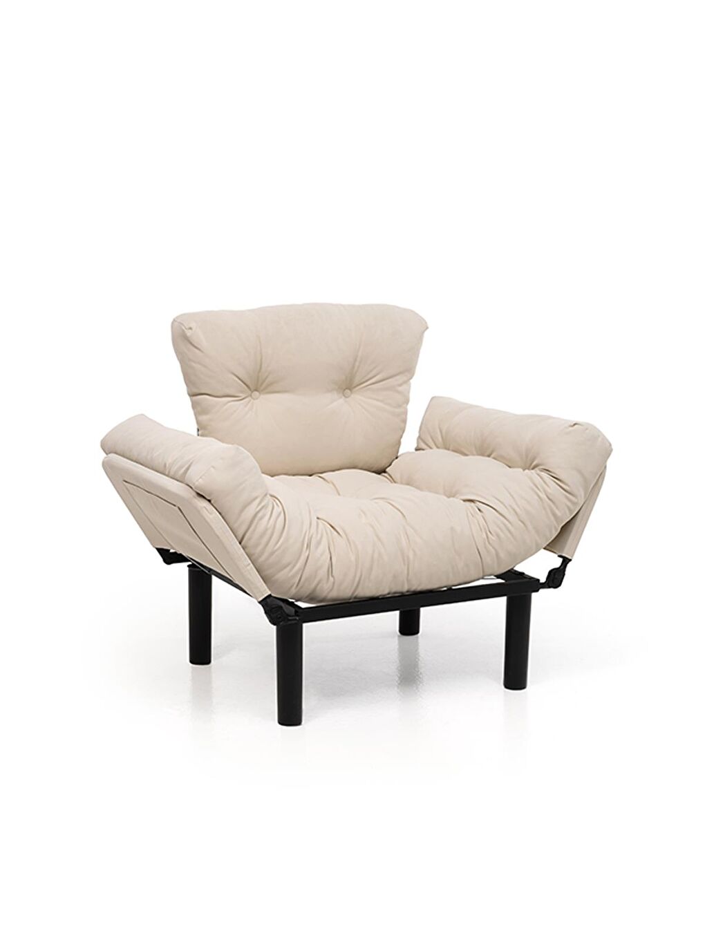 Nitta Tekli Su Geçirmez Bahçe Koltuğu - Bej-4