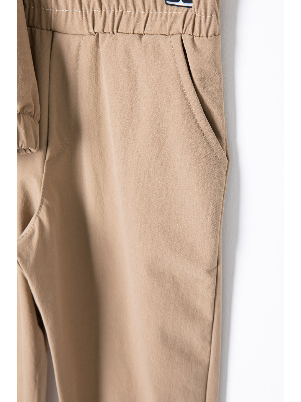 Kahverengi Erkek Çocuk Kapüşonlu Paraşüt Takım 20153-1