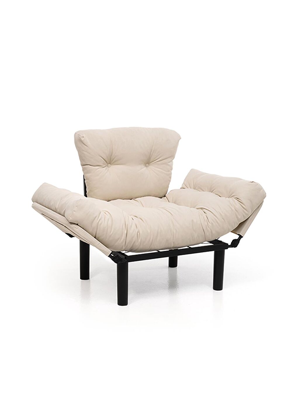 Nitta Tekli Su Geçirmez Bahçe Koltuğu - Bej-5