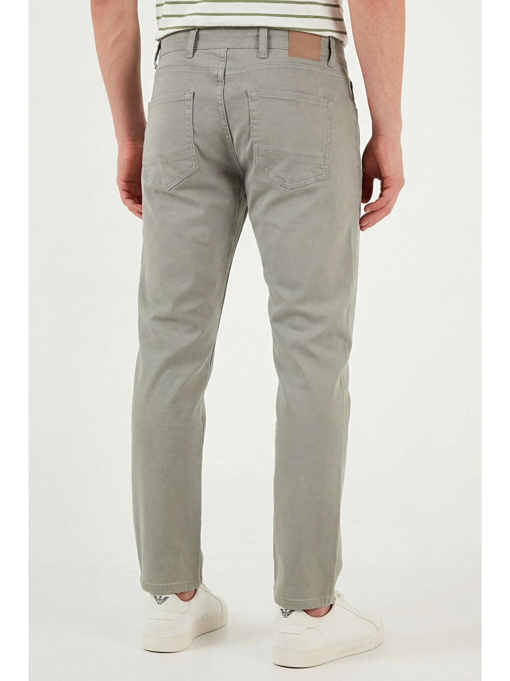 Haki Comfort Boru Paça Normal Bel Pantolon 4412C66TEXAS-6