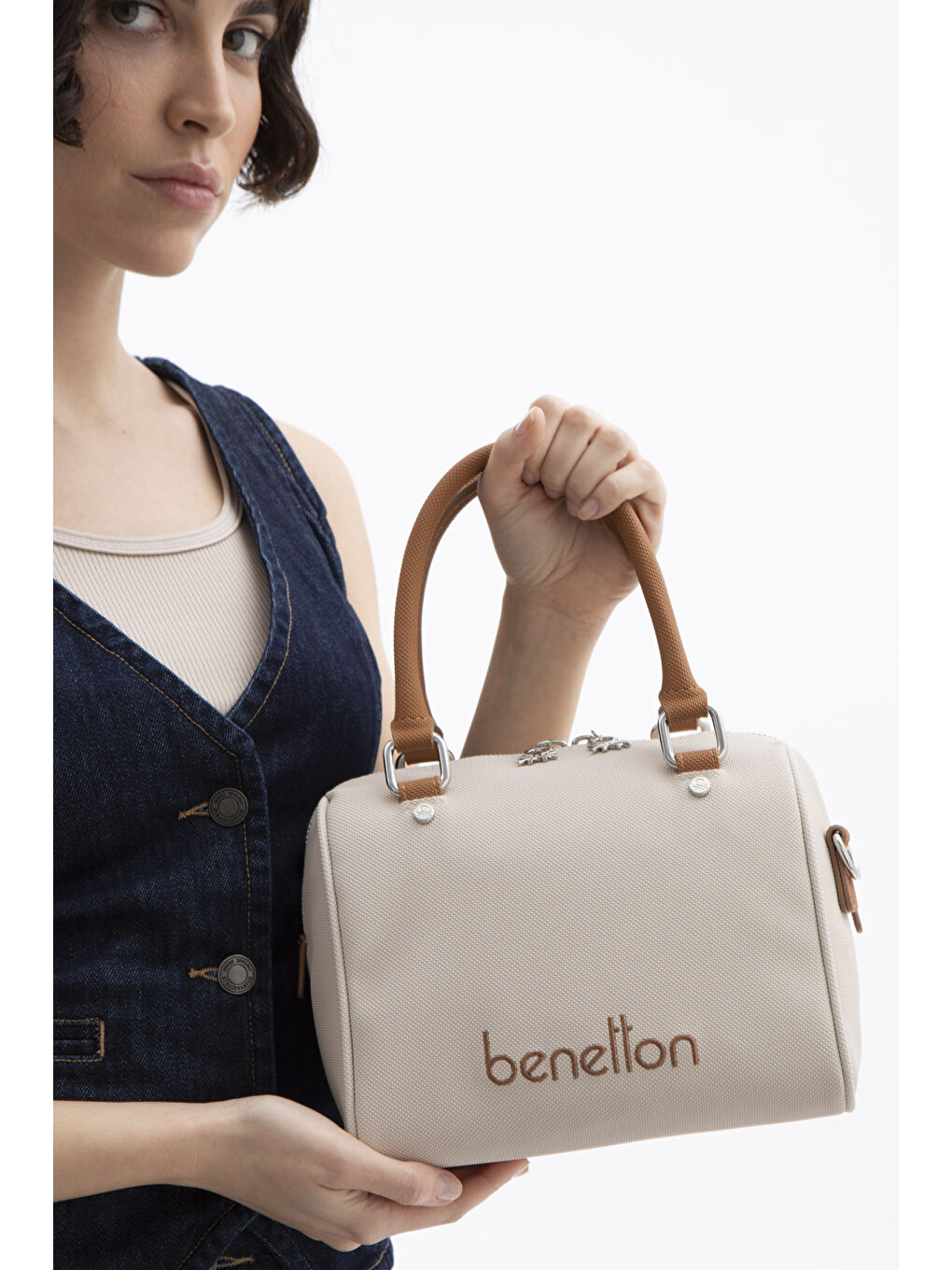 Kadin Kol Çantasi Bej-Camel BNT1618-1