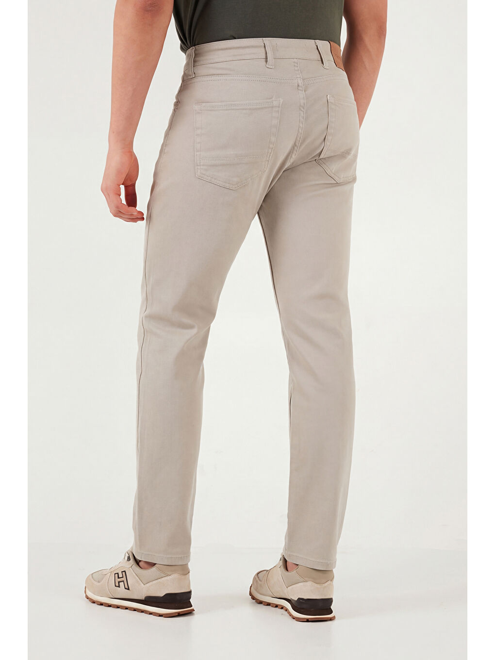 Bej Comfort Boru Paça Normal Bel Pantolon 4412C66TEXAS-6