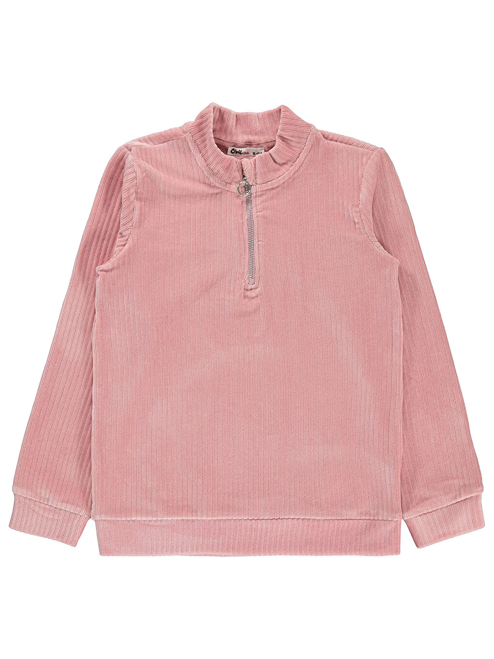 Civil Pembe Girls Kız Çocuk Sweatshirt 10-13 Yaş Koyu Pudra