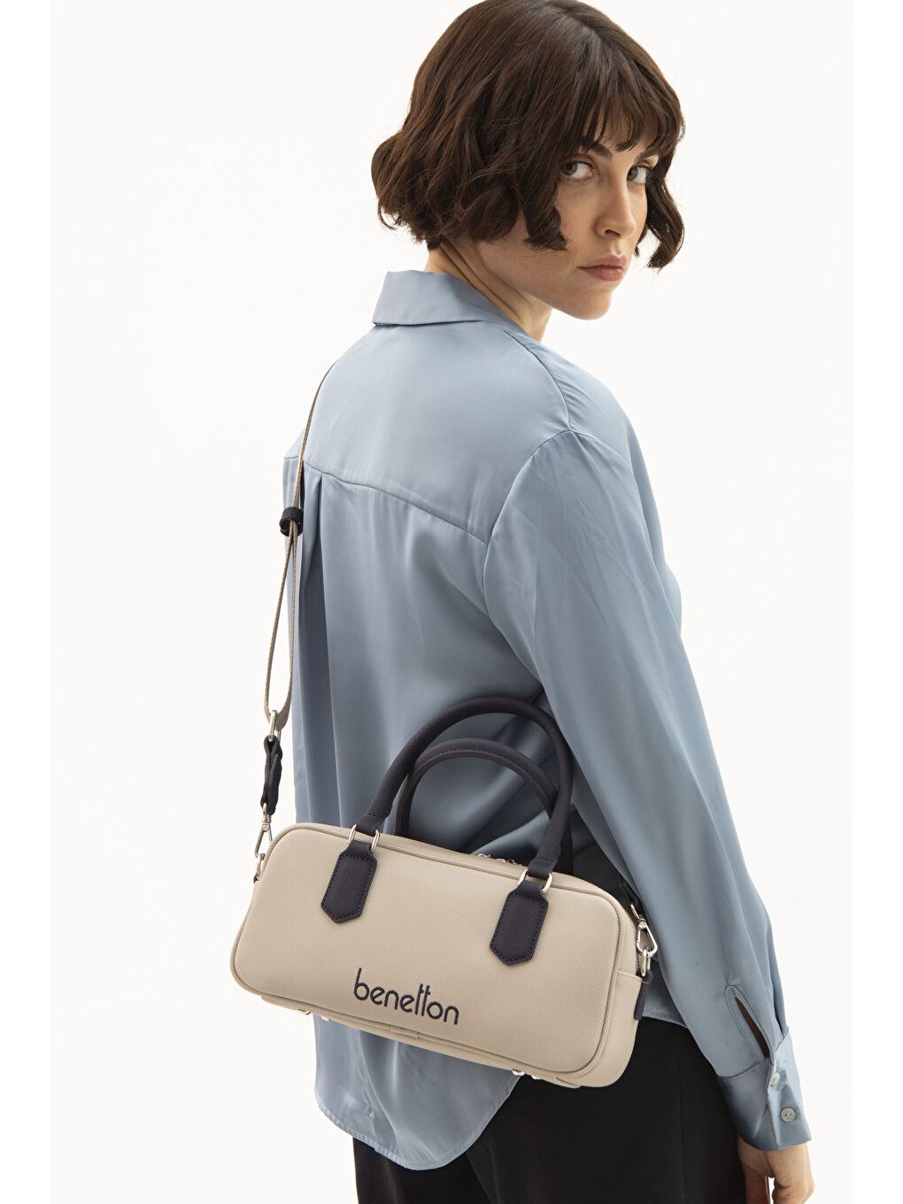 Bej Kadin Çapraz Çanta Taş-Laci BNT1621