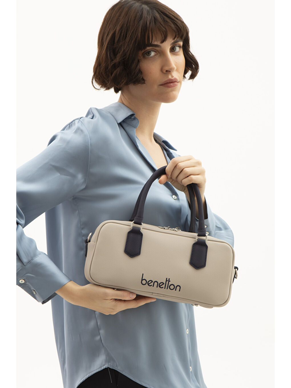 Bej Kadin Çapraz Çanta Taş-Laci BNT1621-1