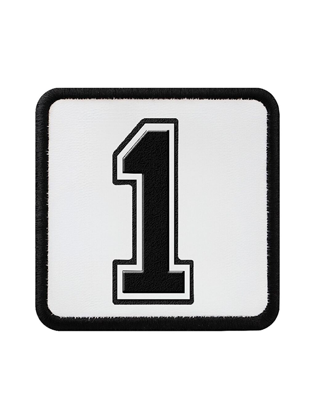 Siyah 1 Logolu Rozet