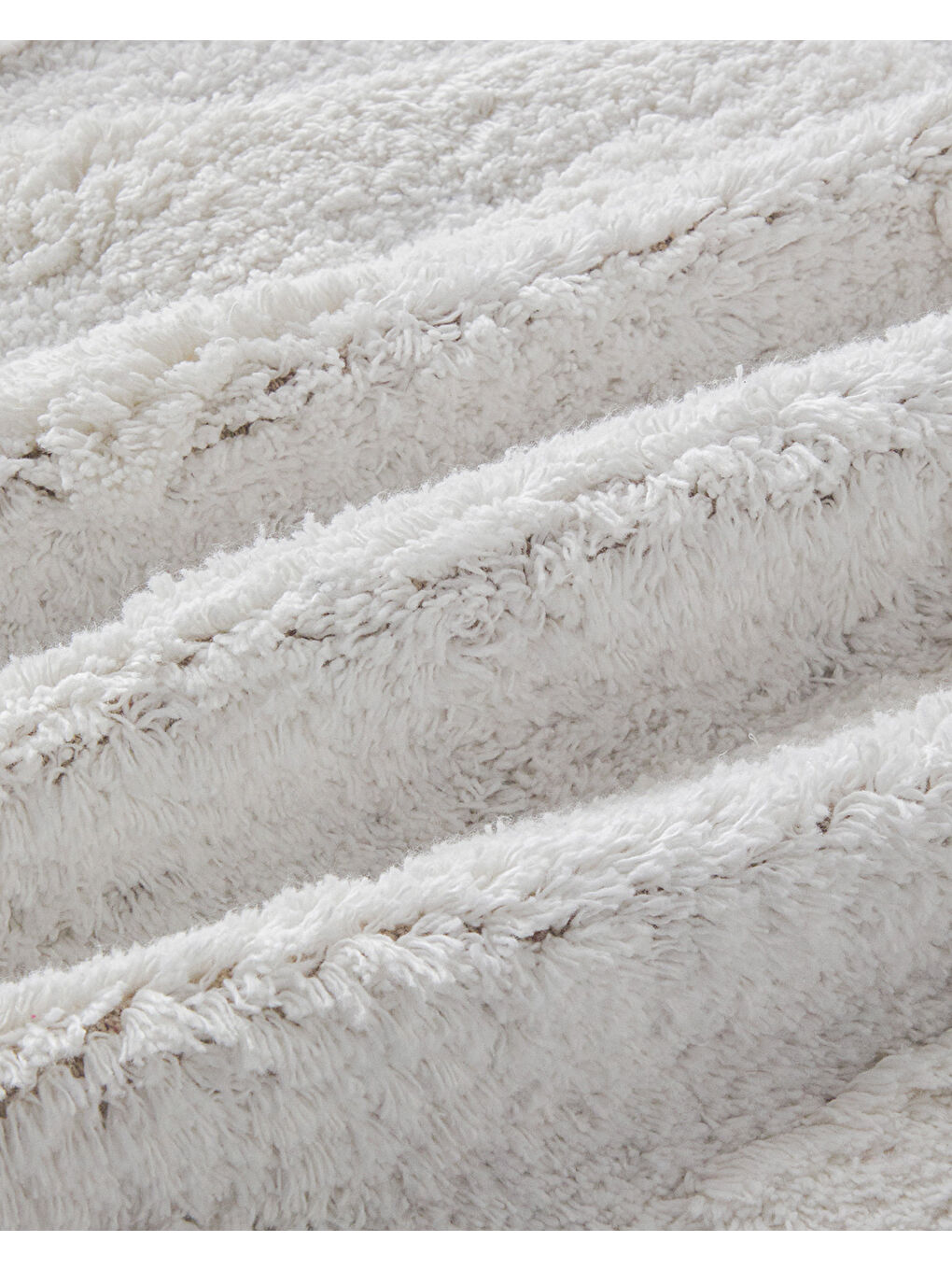 Bath Bliss Pamuklu Banyo Paspası Beyaz-2