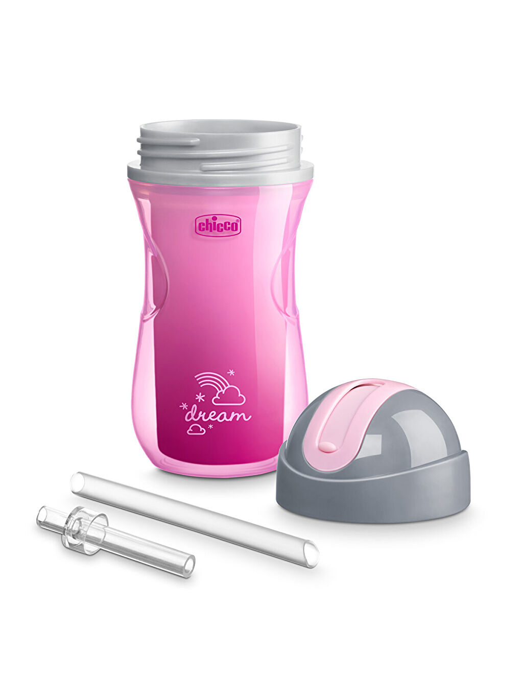 Isı Yalıtımlı Pipetli Su Matarası 14+ Ay 266 ml Kız-2