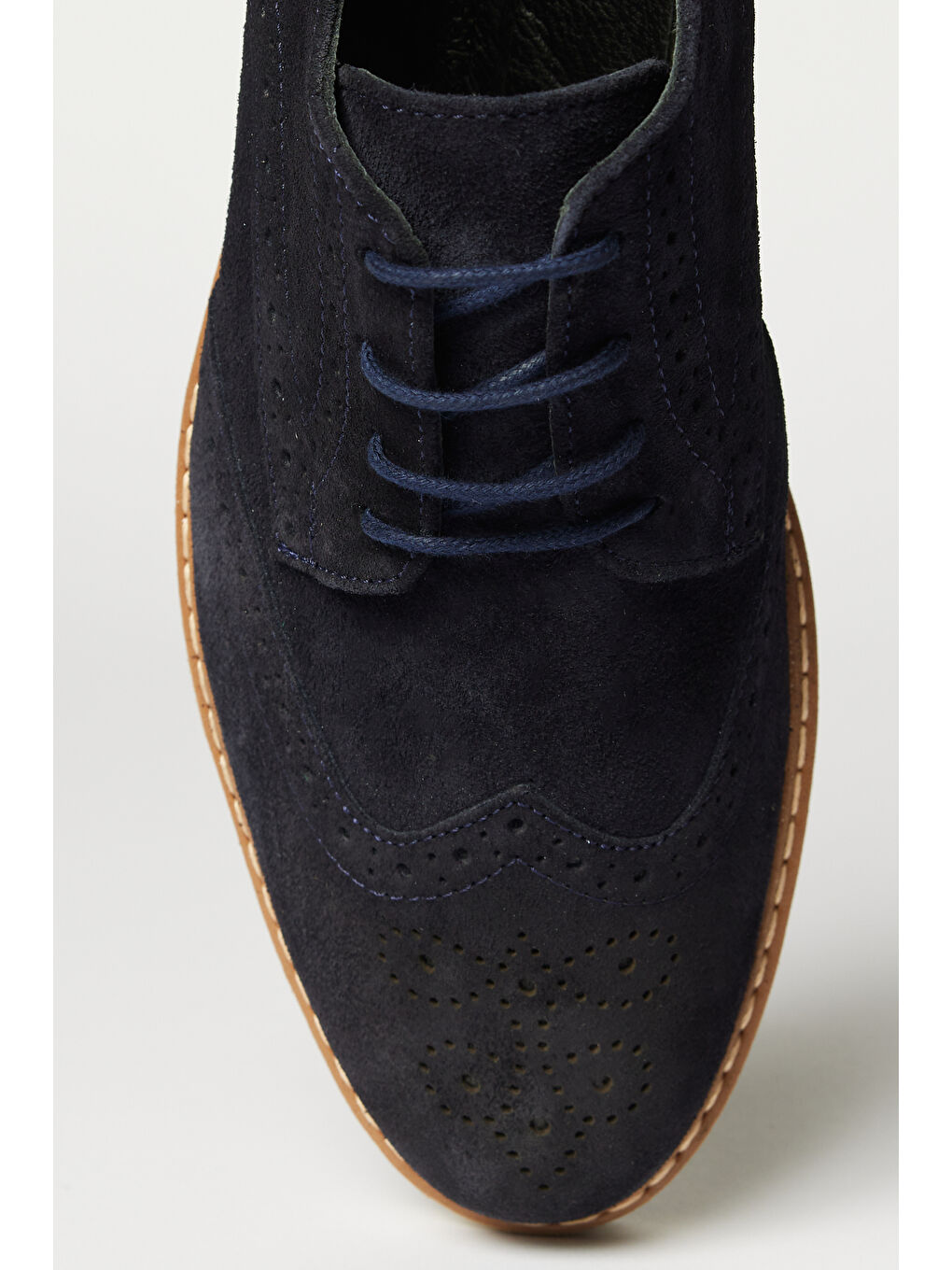 Erkek Lacivert %100 Deri Casual Ayakkabı-4