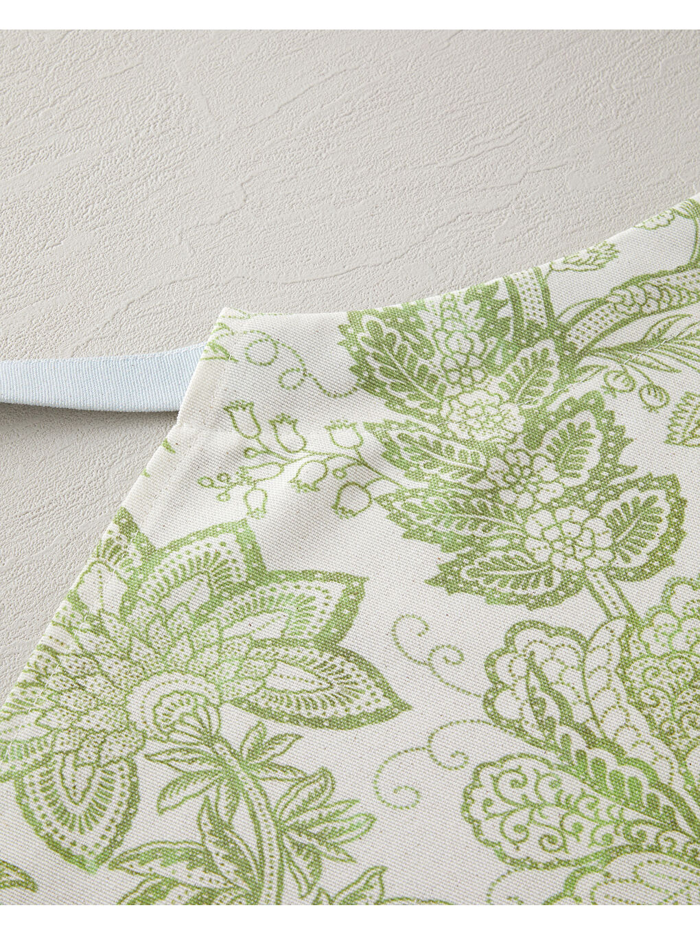 Greenery Pamuk Polyester Mutfak Önlüğü 65x75 cm Beyaz - Yeşil-1