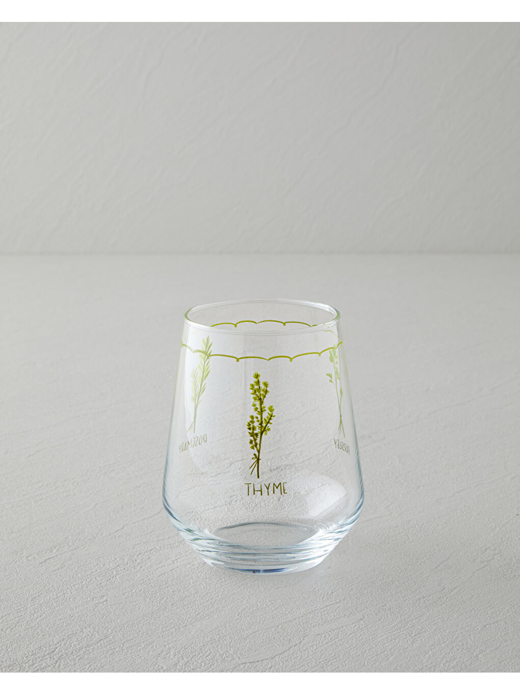 Parsley Cam 4'lü Bardak 425 ml Yeşil-1