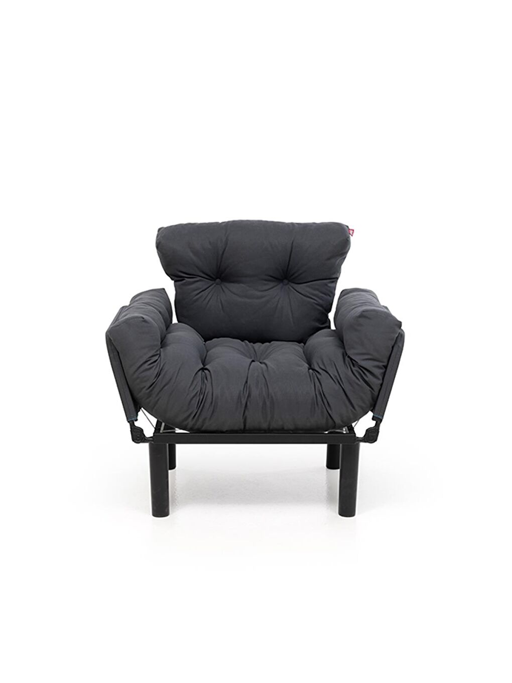 Nitta Tekli Su Geçirmez Bahçe Koltuğu - Antrasit-1