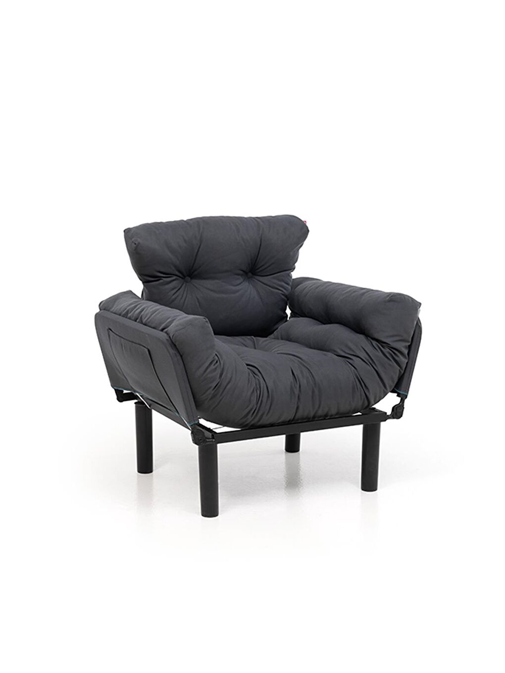 Nitta Tekli Su Geçirmez Bahçe Koltuğu - Antrasit-2