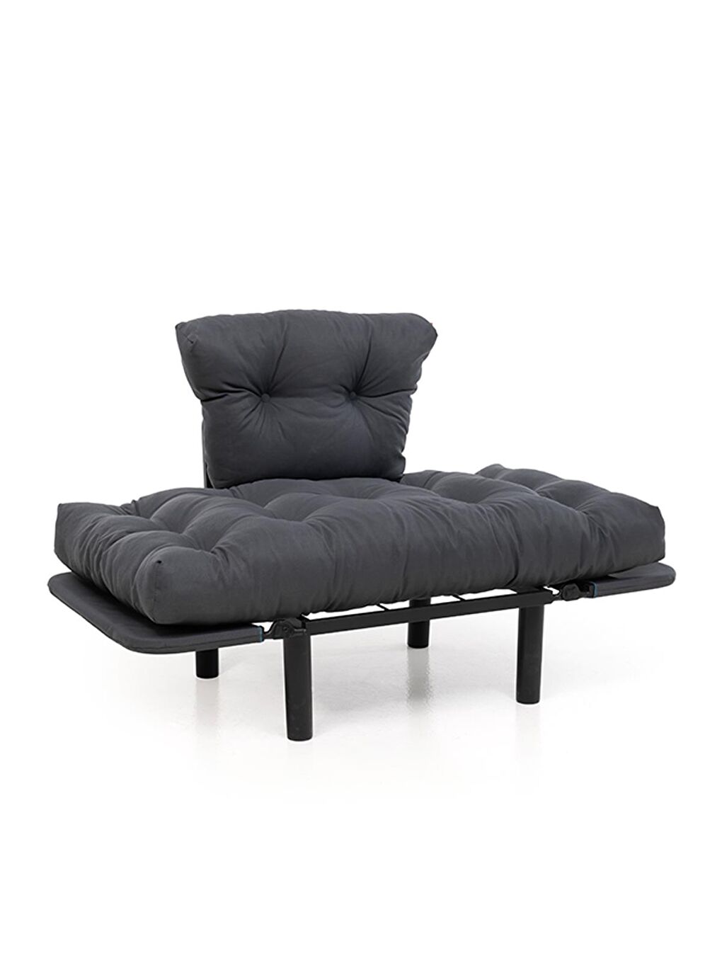 Nitta Tekli Su Geçirmez Bahçe Koltuğu - Antrasit-6