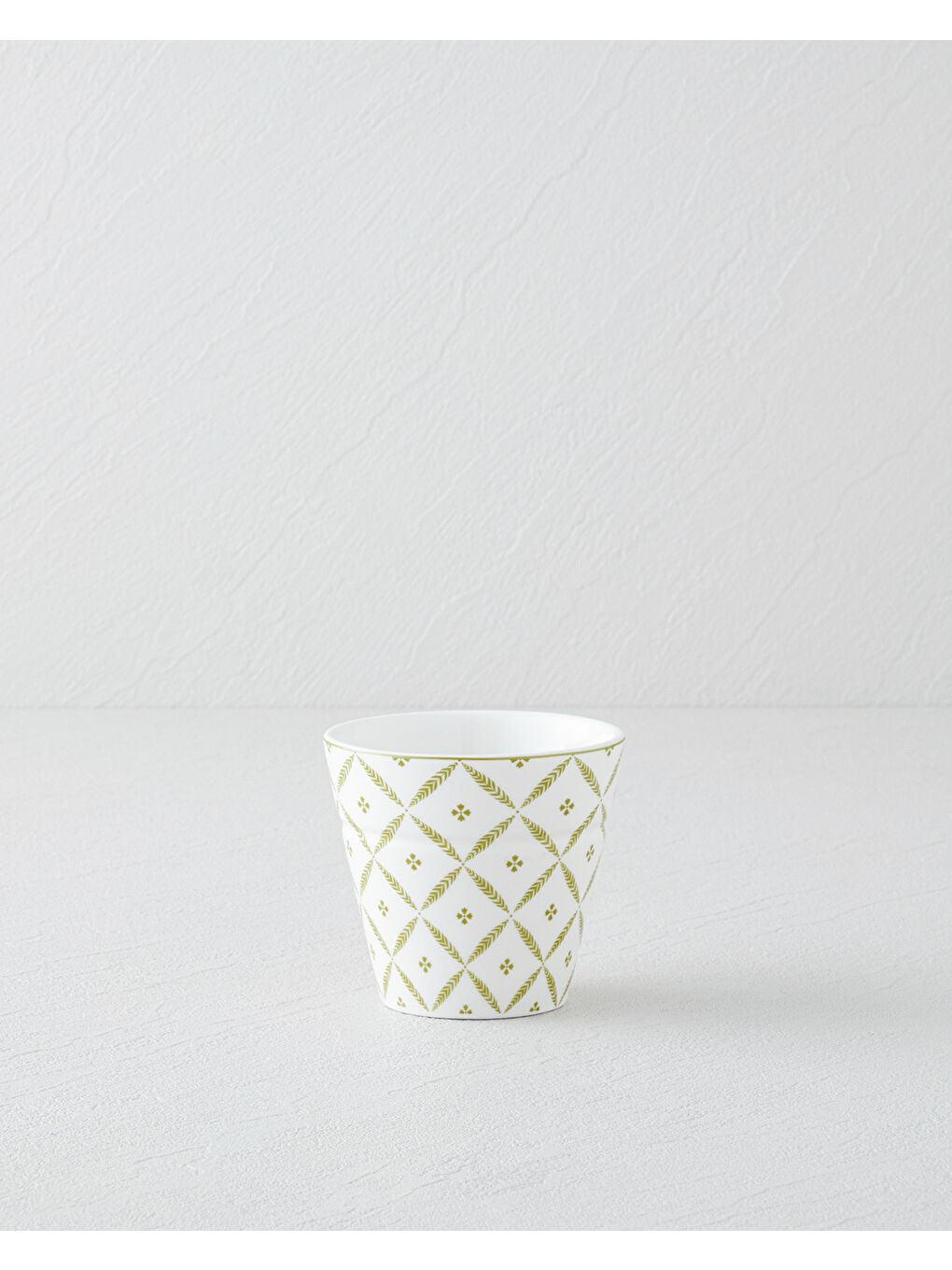 Herbal New Bone China Bardak 230 ml Beyaz - Yeşil