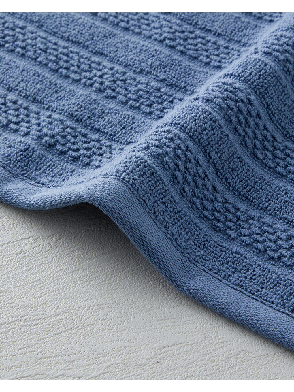 Sandy Stripe Pamuk El Havlusu 30x45 cm Lacivert-1