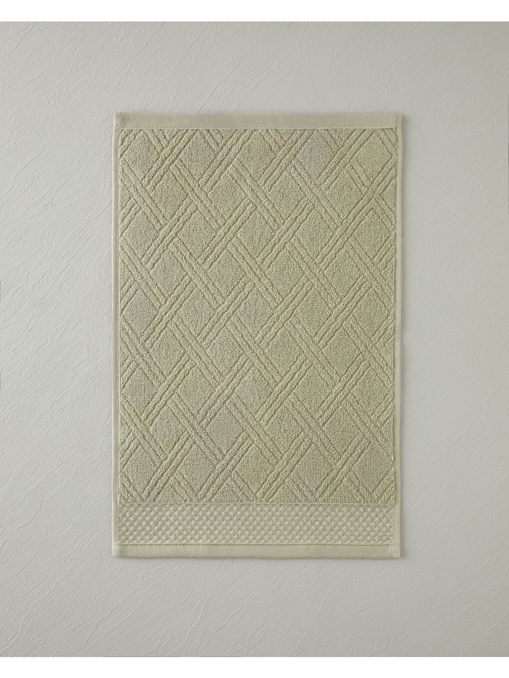 Chic Diamond Pamuk El Havlusu 30x45 cm Açık Yeşil