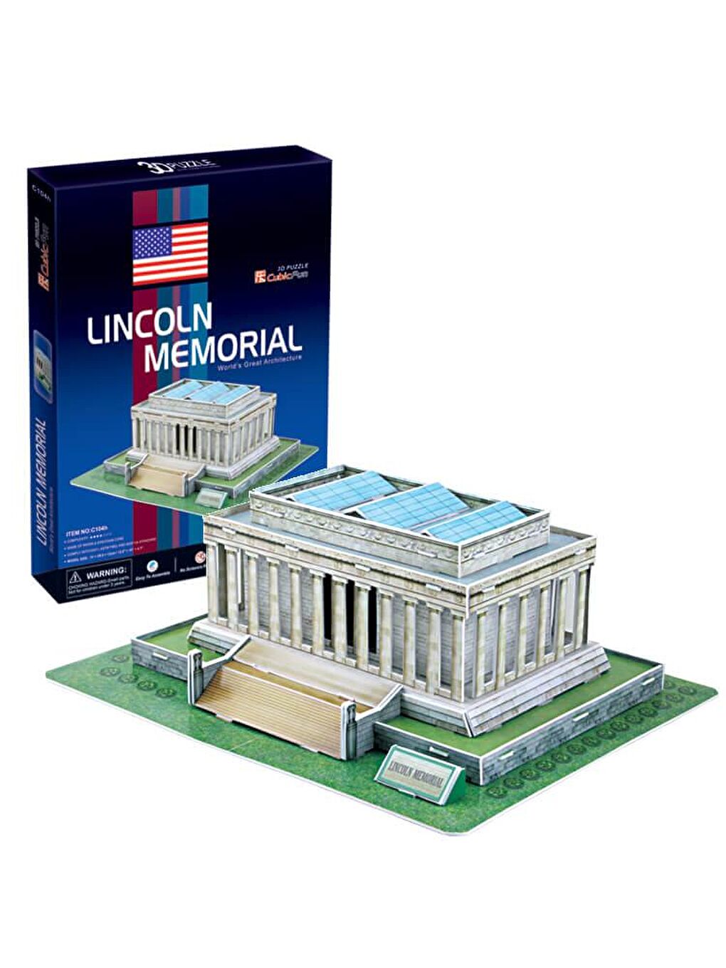 Cubic Fun Karışık 3D 42 parça 3D Puzzle Lincoln Memorial (Anıtı) - 1