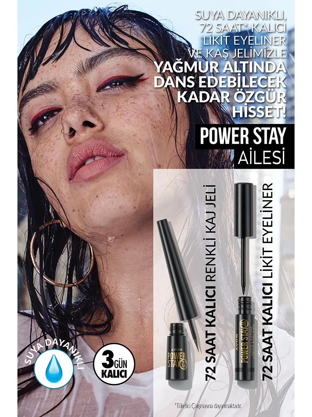 AVON Renksiz Power Stay 72 Saat Kalıcı Kaş Jeli Dark Brown - 3