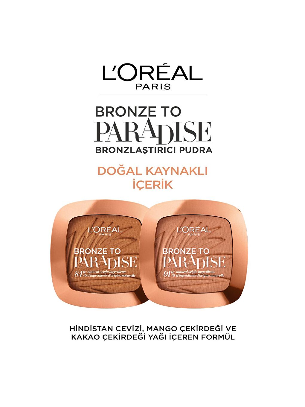 L'Oreal Paris Nude Bronze to Paradise Mat Bronzlaştırıcı Pudra 02 Baby One More Tan - 3