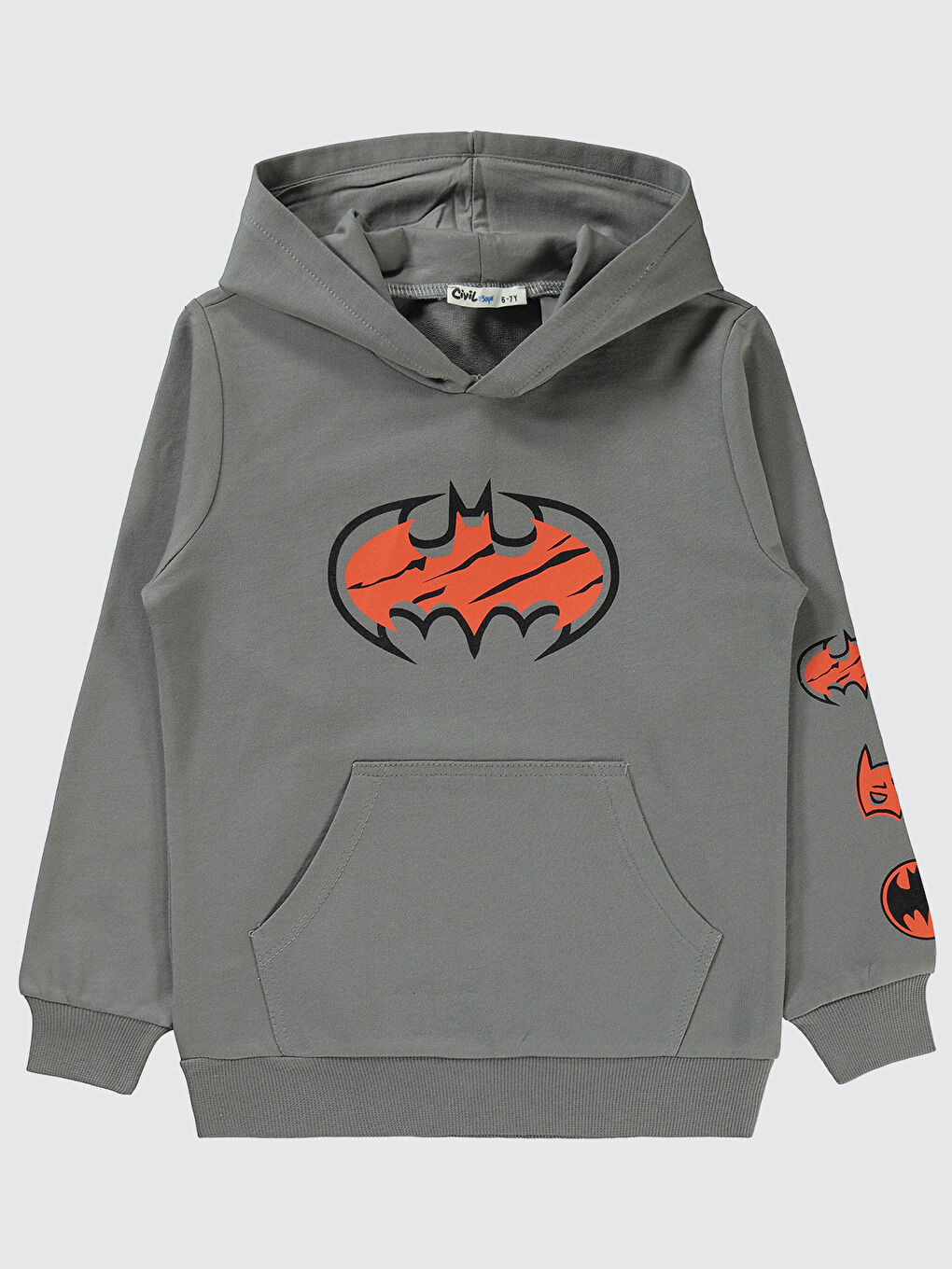 Civil Batman Erkek Çocuk Sweatshirt 10-13 Yaş Antrasit