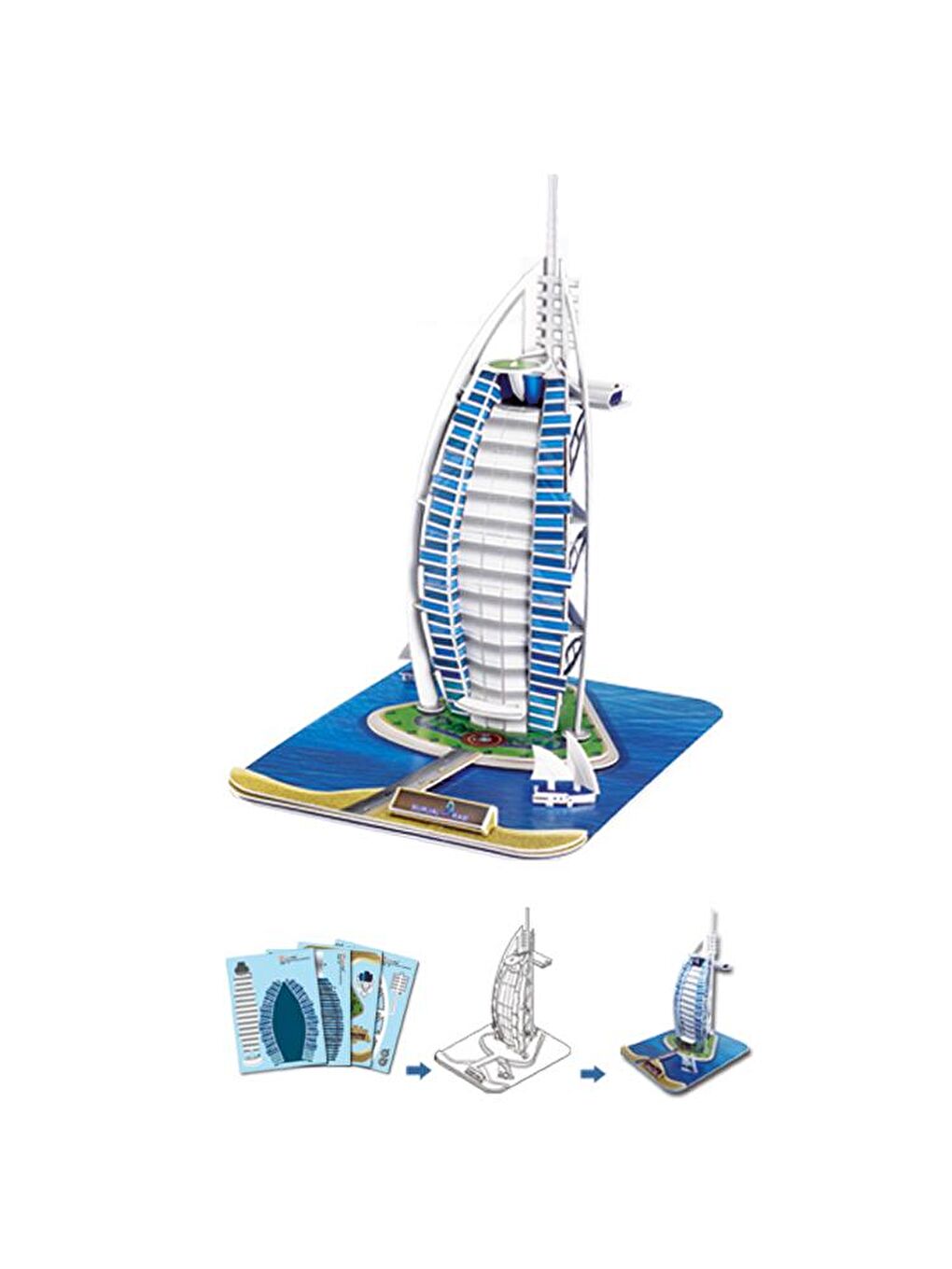 3D 101 Parça Puzzle Burç El Arap - Dubai