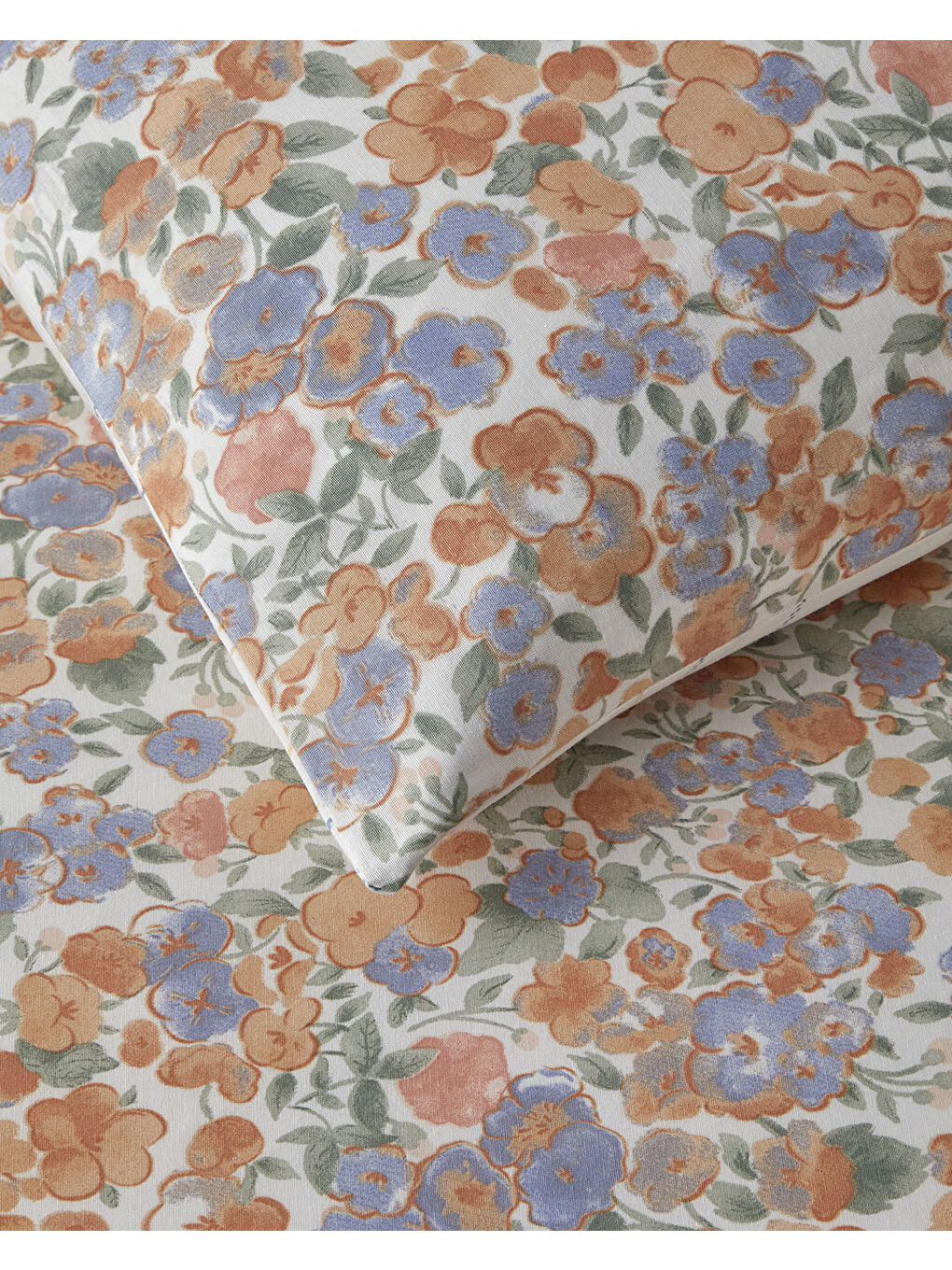 Promise Of Spring Kolay Ütülenir Çift Kişilik Nevresim Takımı 200x220 cm Turuncu-4