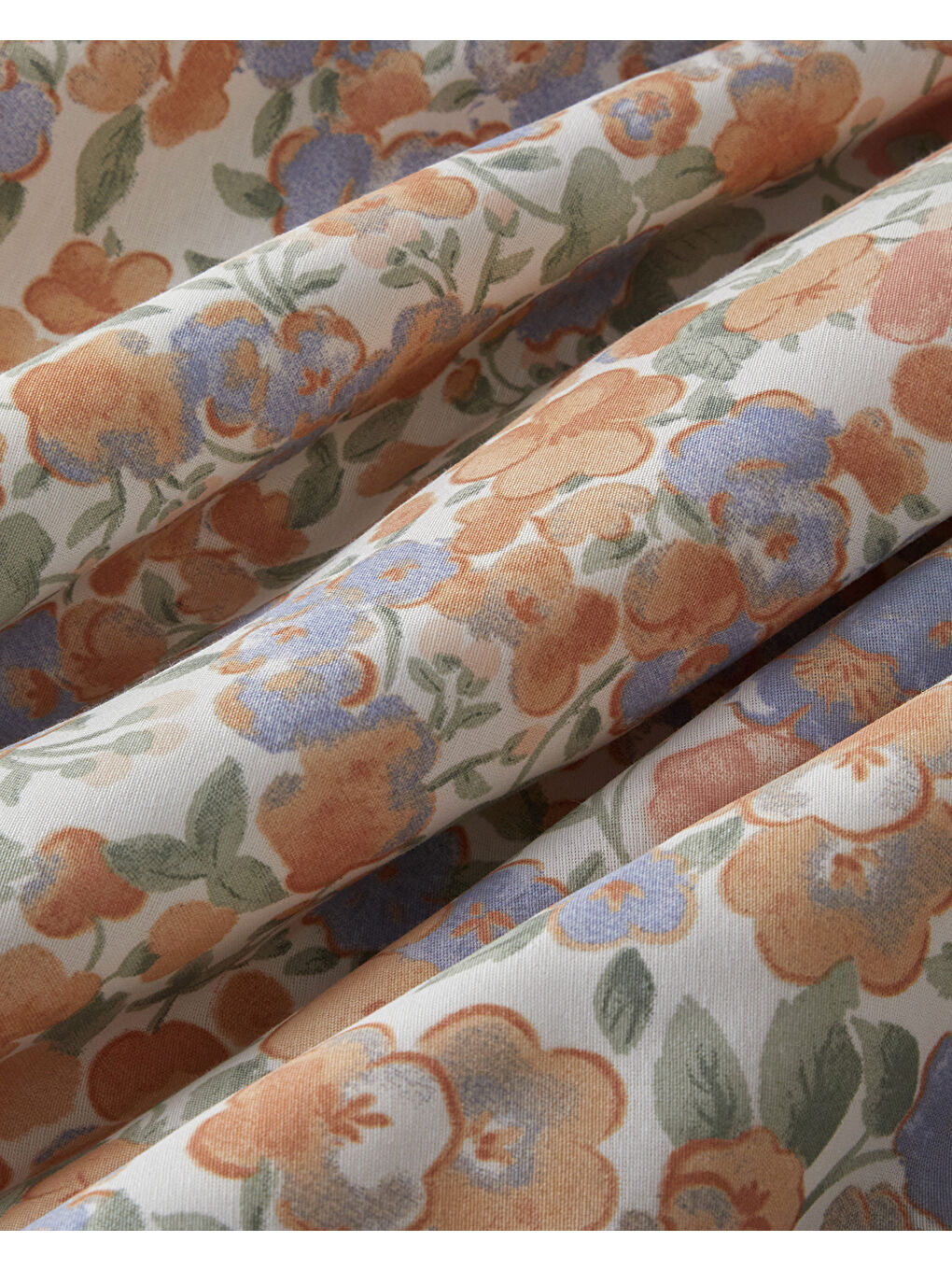 Promise Of Spring Kolay Ütülenir Çift Kişilik Nevresim Takımı 200x220 cm Turuncu-5