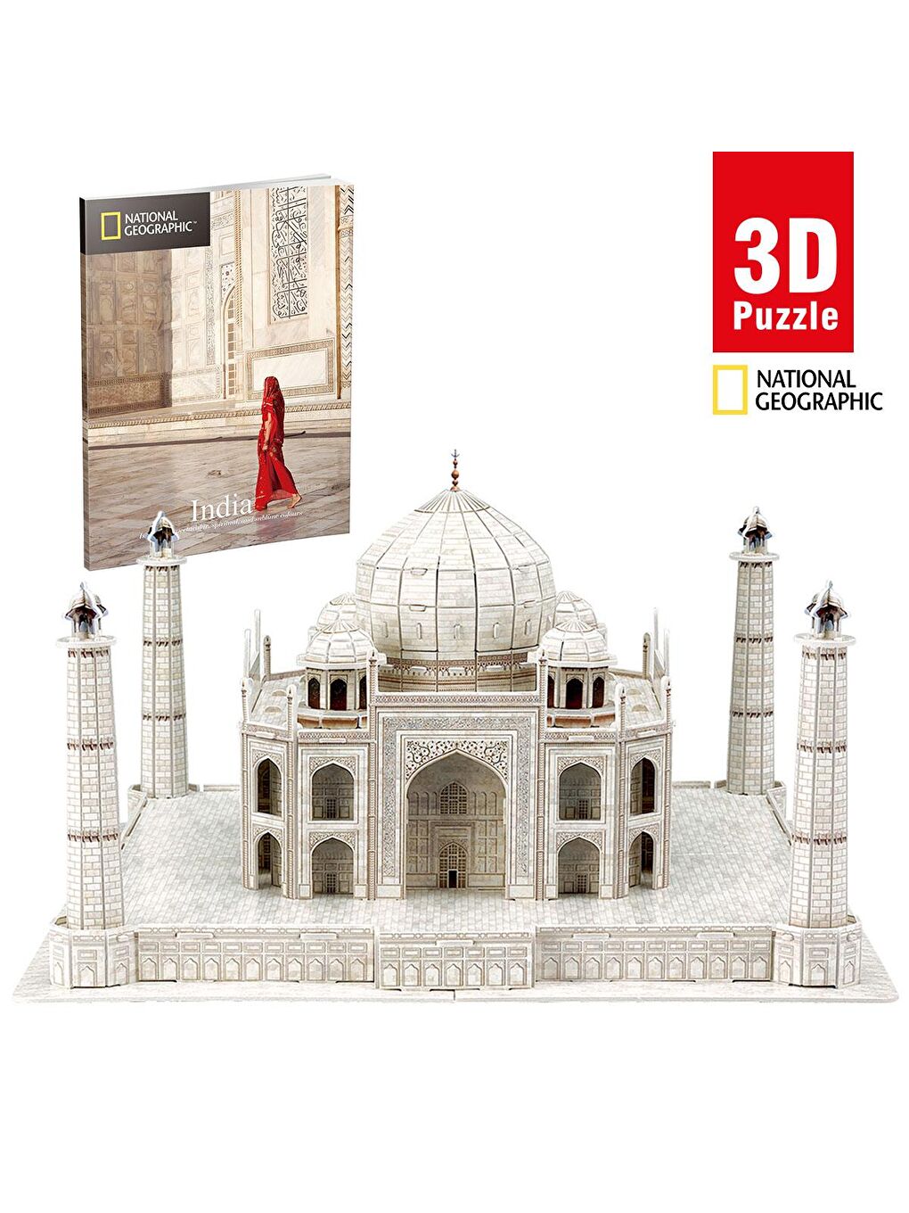 Cubic Fun Karışık 3D Puzzle National Geographic Serisi - Taj Mahal - 1