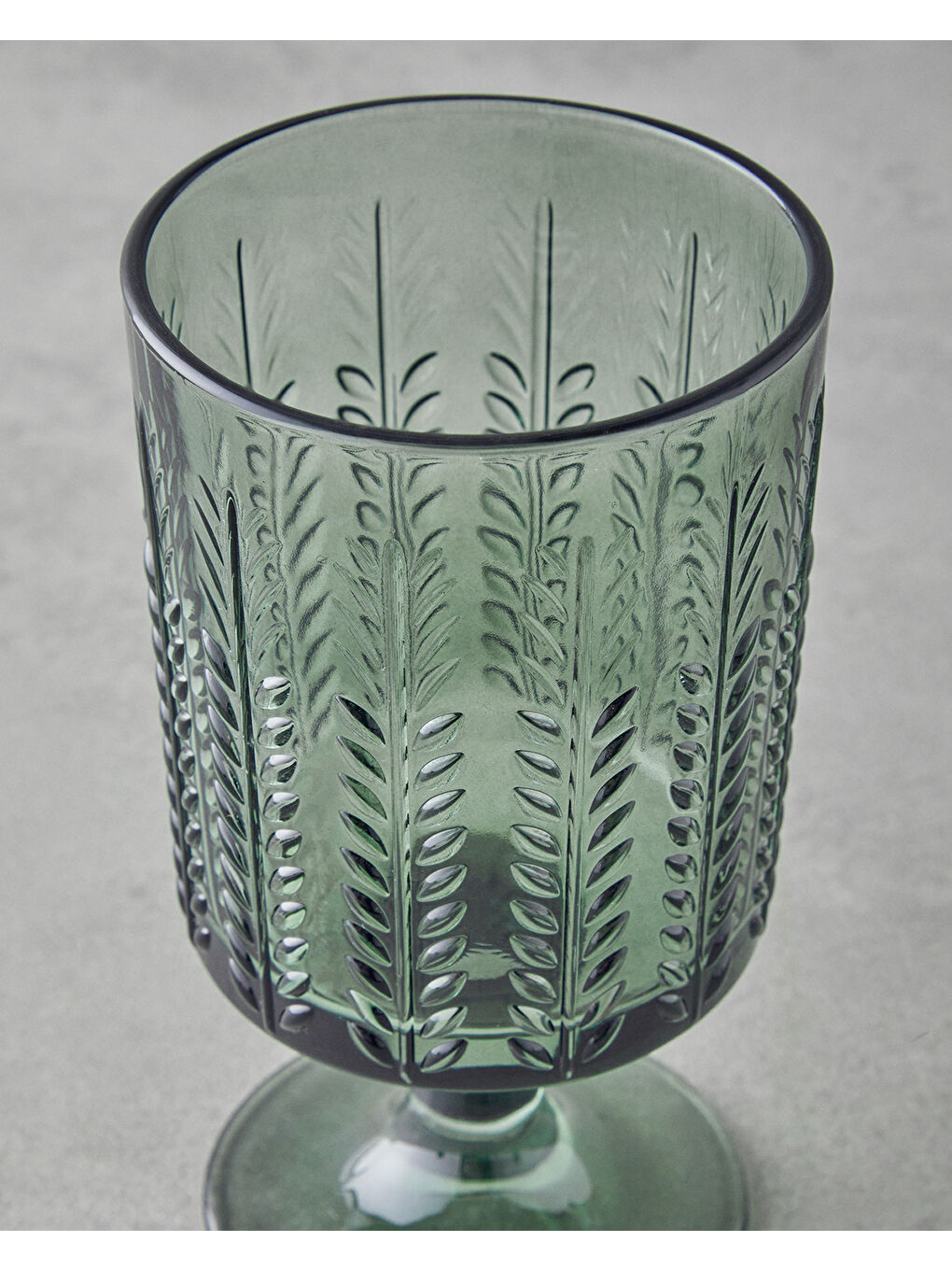 Plantopia Cam 2'li Kadeh 370 ml Yeşil-2