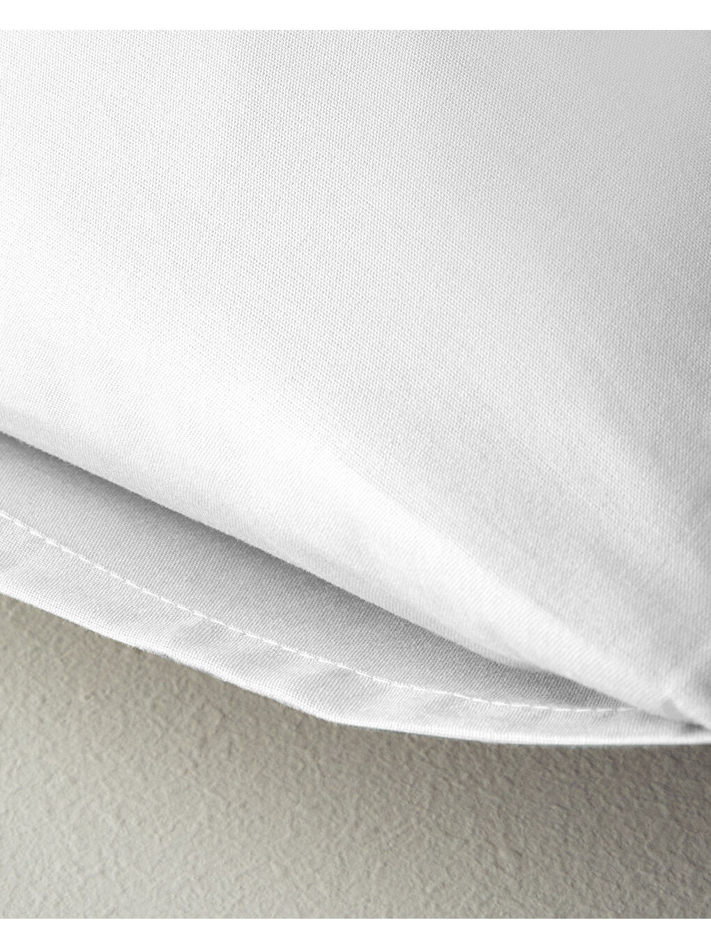 Pure Pamuklu 2'li Yastık Kılıfı 50x70 cm Beyaz-1