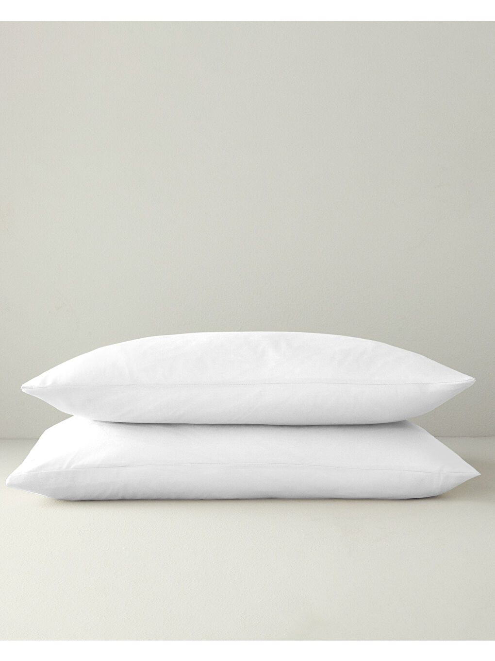 Pure Pamuklu 2'li Yastık Kılıfı 50x70 cm Beyaz-2