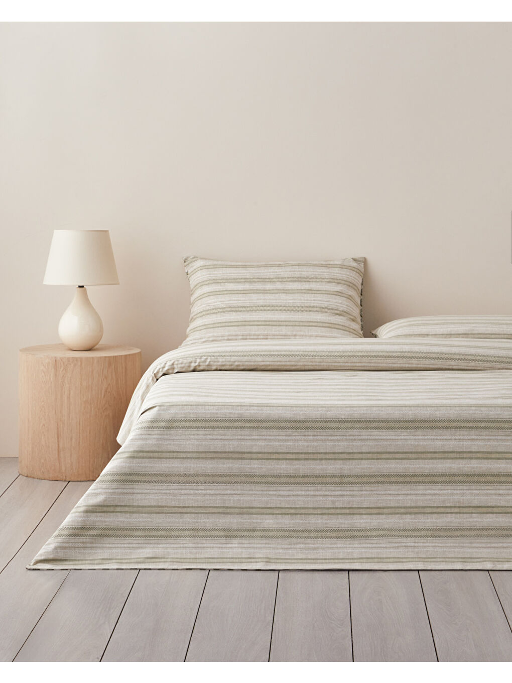 Knitline Pamuk Çift Kişilik Nevresim Takımı 200x220 cm Yeşil