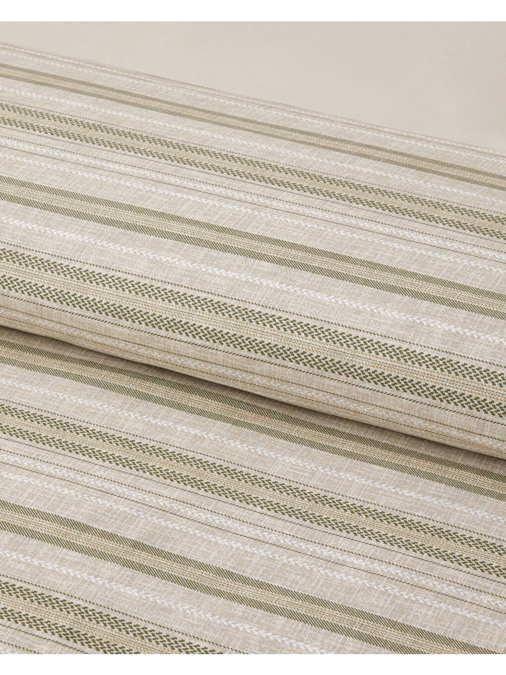 Knitline Pamuk Çift Kişilik Nevresim Takımı 200x220 cm Yeşil-3