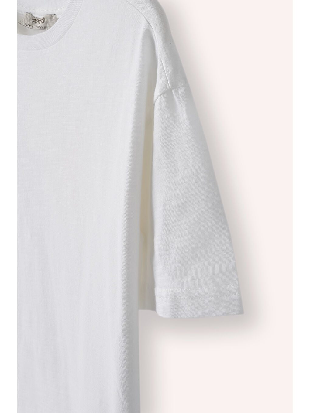 Erkek Çocuk Kısa Kollu T-Shirt Ekru-1