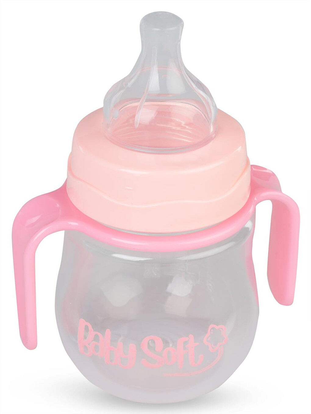Genıs Agız Kulplu Bıberon 150 Ml - Pudra-2