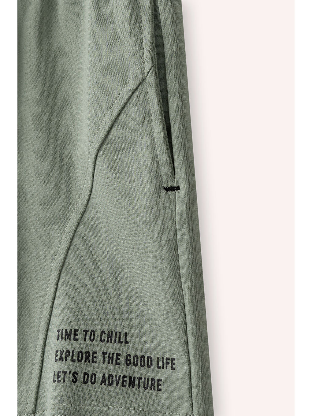 Yeşil Erkek Çocuk Şort-1