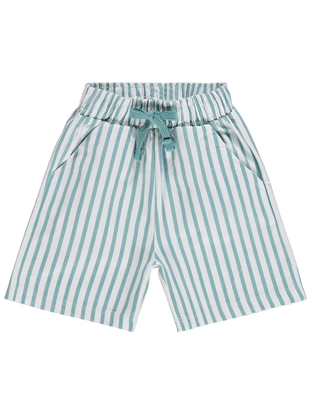 Petrol Baby Çizgili 6-18 Ay Şort - Yeşil
