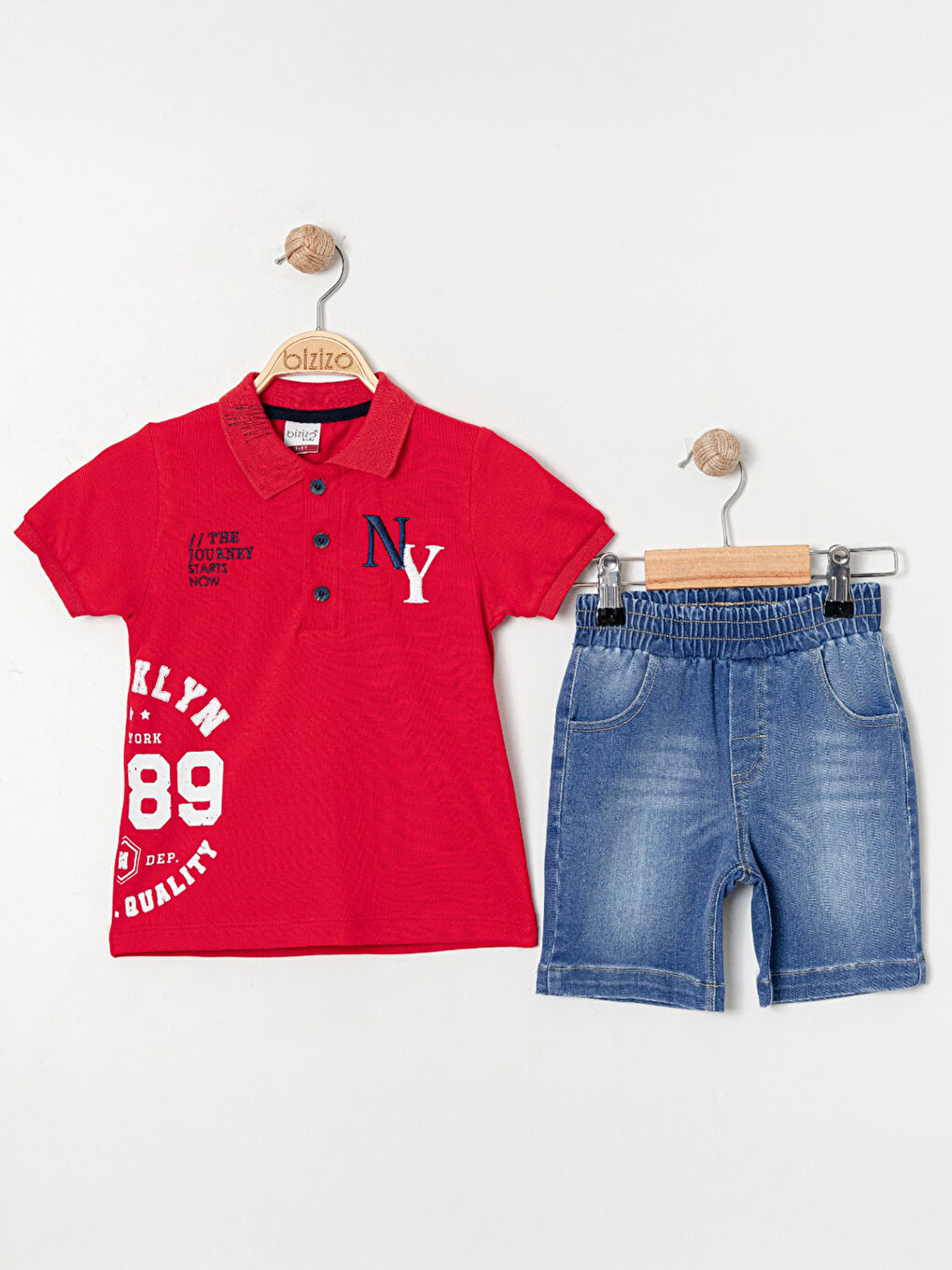 Erkek Çocuk Takım 2-5 Yaş Kırmızı