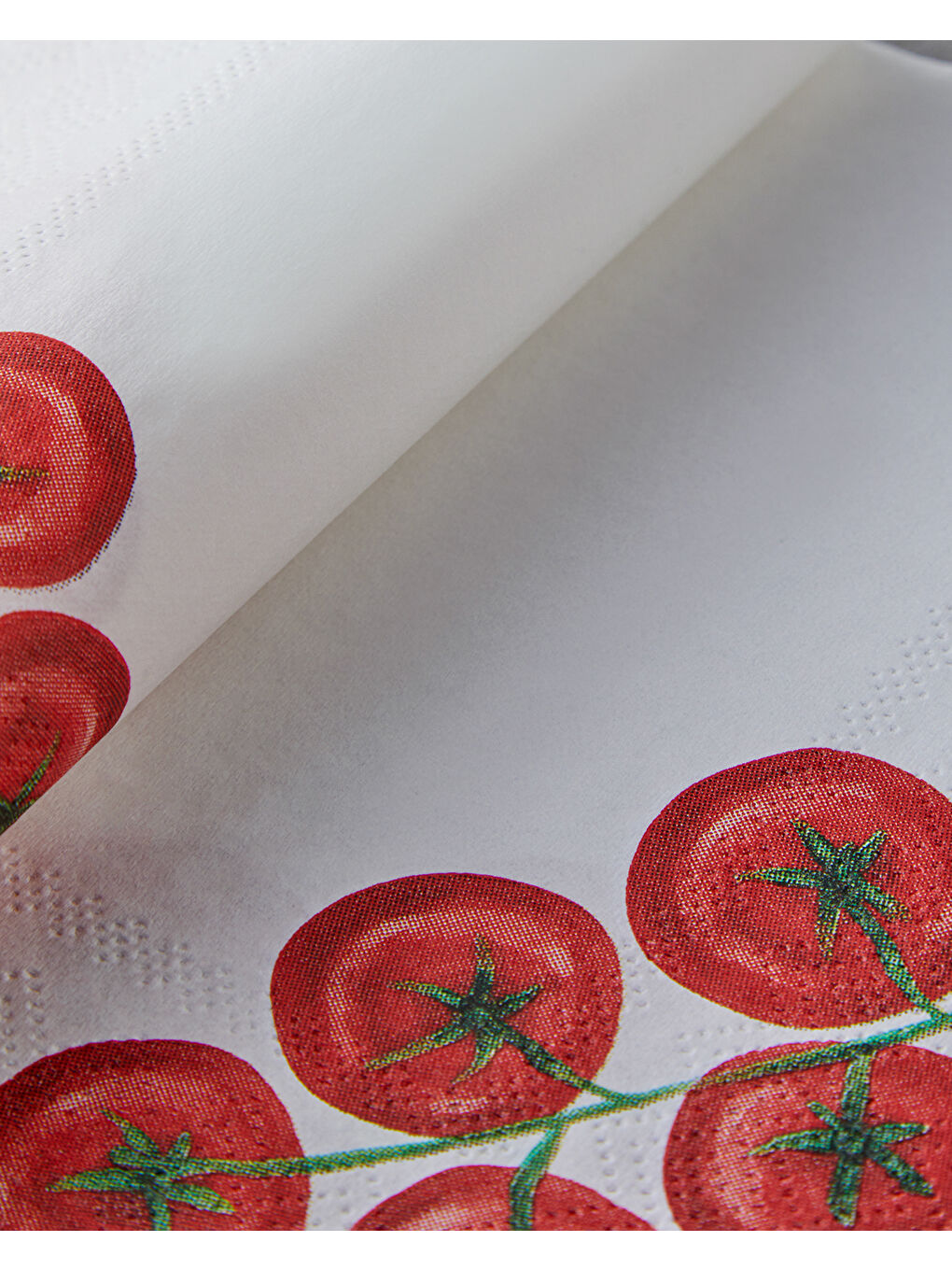 Clyra Kağıt 20'li Kağıt Peçete 33x33 cm Beyaz - Kırmızı-2